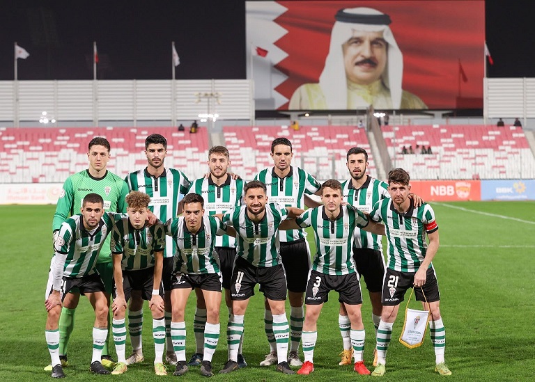 Spanish Football Team Cordoba includes Bahraini players in a Friendly Game with Riffa club