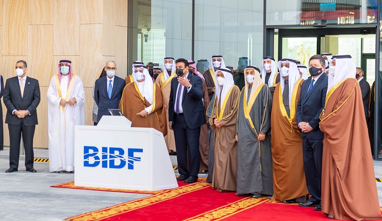 HRH the Crown Prince and Prime Minister opens the new BIBF headquarters
