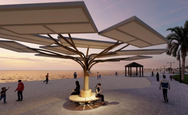 Bahrain launches first solar covered walkway