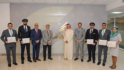 Gulf Air Honours its Distinguished Crew of the Month