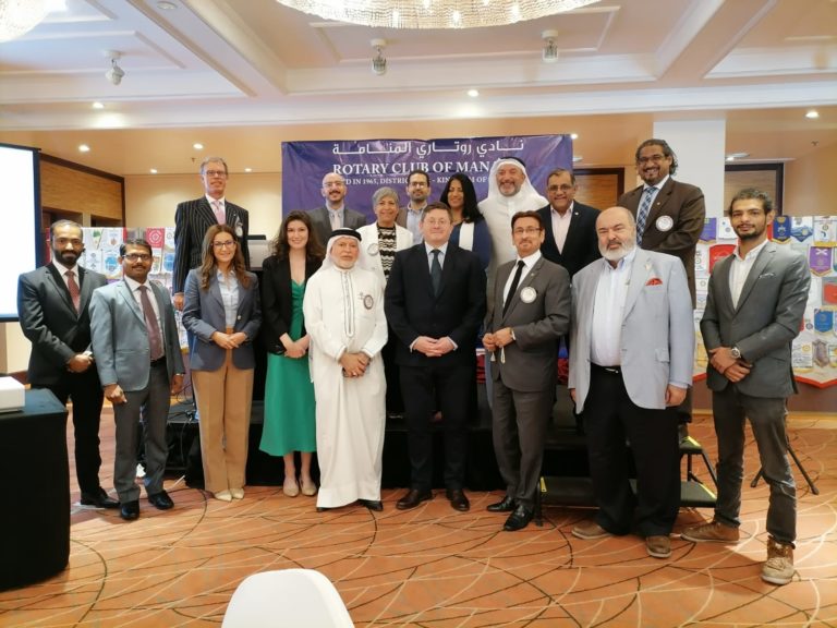 Rotary Club of Manama Highlights Bilateral Relations with British Ambassador