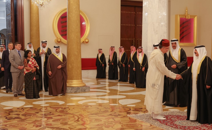 HM King receives heads of diplomatic missions in Bahrain