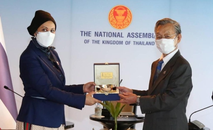 Thai Speaker receives Bahrain’s Ambassador