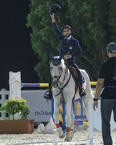 Hussain Dadallah Wins the Ability Hurdle in Horse Pride Showjumping Championship