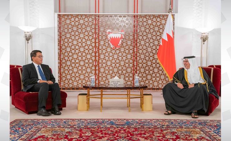 HRH the Crown Prince and Prime Minister receives the newly appointed Ambassador of the Republic of Indonesia to the Kingdom Bahrain