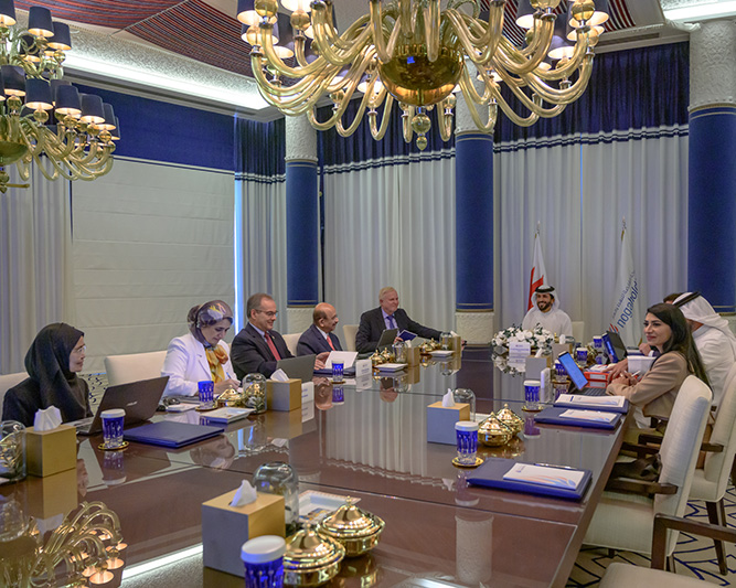 HH Shaikh Nasser bin Hamad chairs nogaholding board meeting