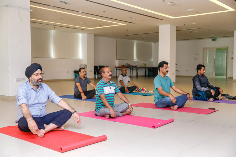 Y.K. Almoayyed & Sons Hosts a Yoga Session for its Employees