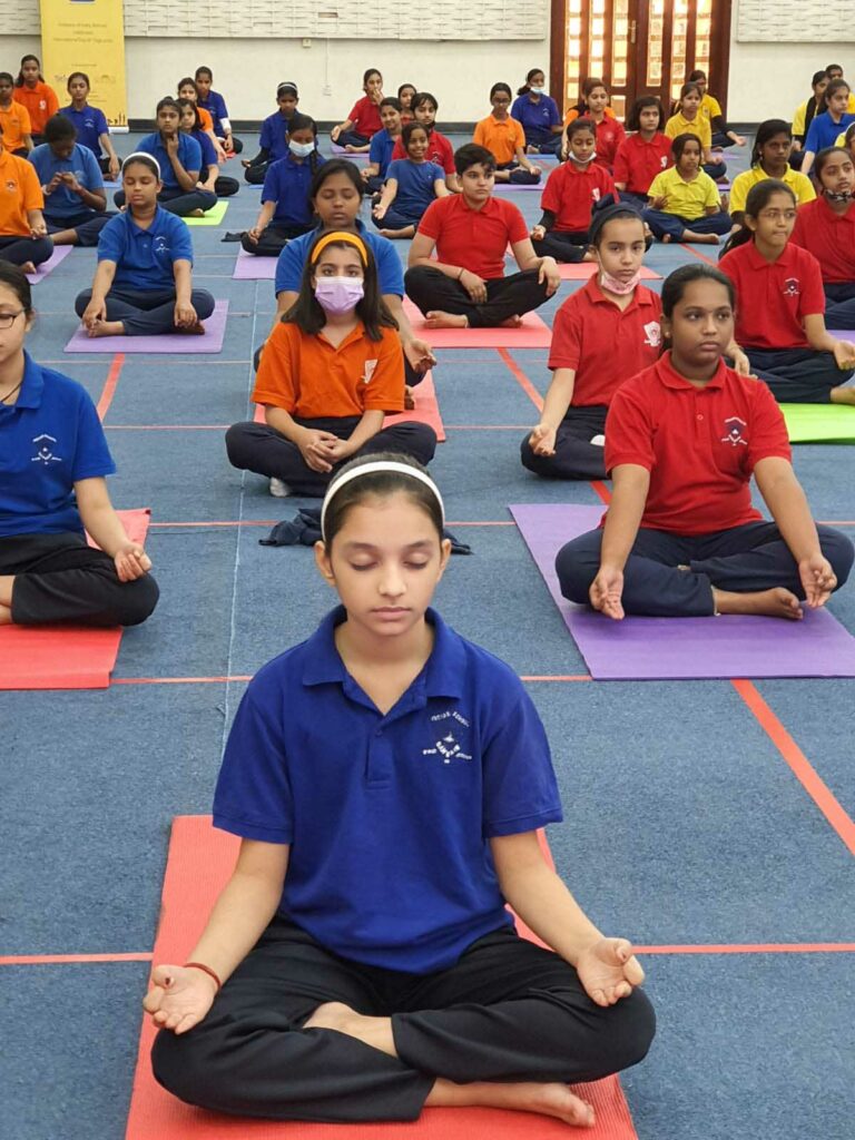 Indian School celebrates Yoga Day