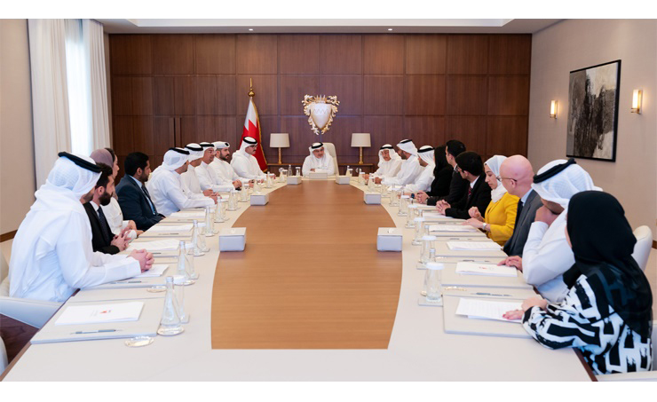 HRH the Crown Prince and Prime Minister meets with the seventh intake of the Prime Minister’s Fellowship Program