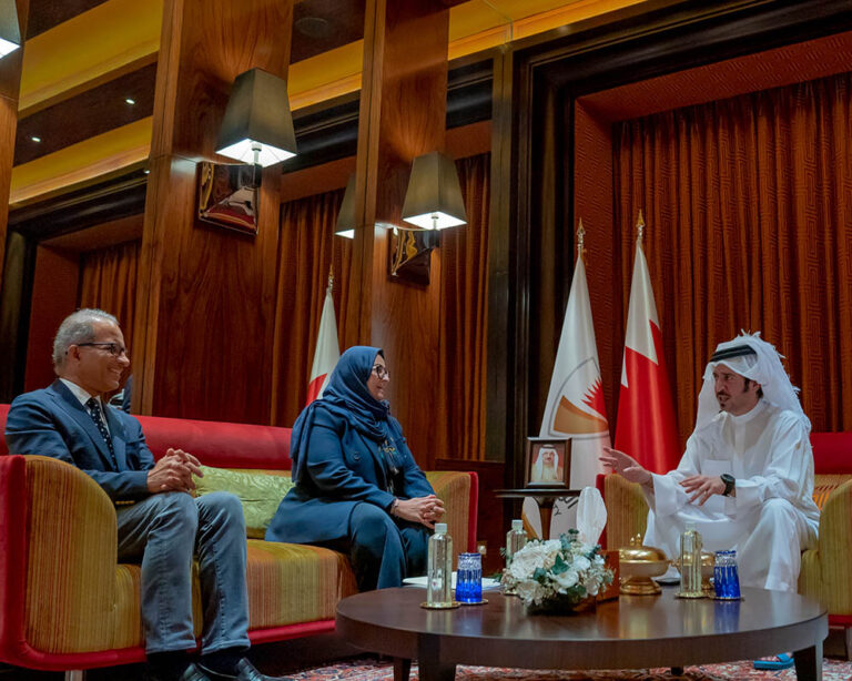 HH Shaikh Khalid bin Hamad receives Health Minister