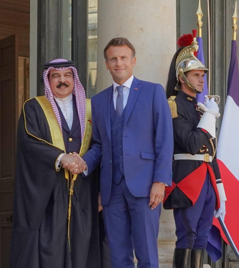 HM King, French President hold official talks
