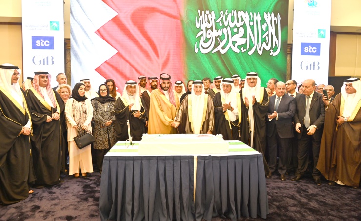 The Deputy Prime Minister and Minister for Infrastructure attends ceremony marking Saudi National Day