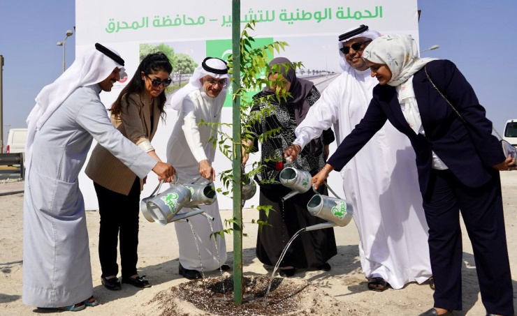 ASRY joins Forever Green campaign with Al Hidd Avenue tree planting