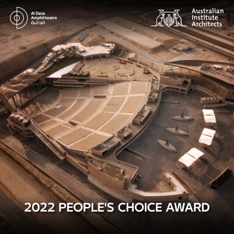 Al Dana Amphitheatre Wins Australian Institute of Architect’s 2022 People’s Choice Award