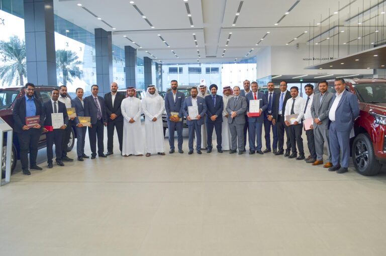 Nissan Awards Bahrain Team for Excellence in Customer Satisfaction
