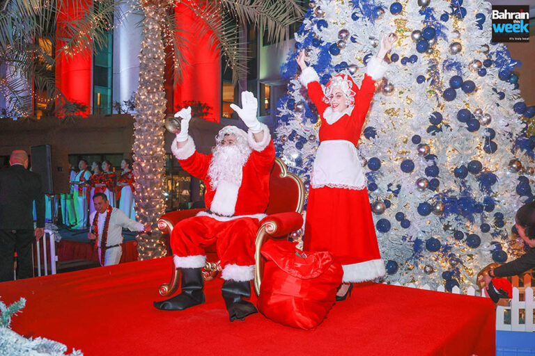 Christmas tree lighting ceremony at The Ritz-Carlton, Bahrain
