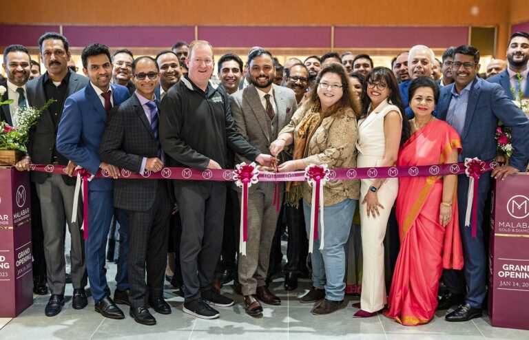 Malabar Gold & Diamonds opens its 300th global showroom in Dallas, USA.