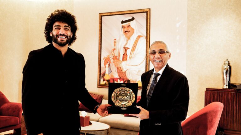 BRAVE CF Egyptian superstar, Mahmoud Sebie celebrated by the Ambassador of Egypt to Bahrain