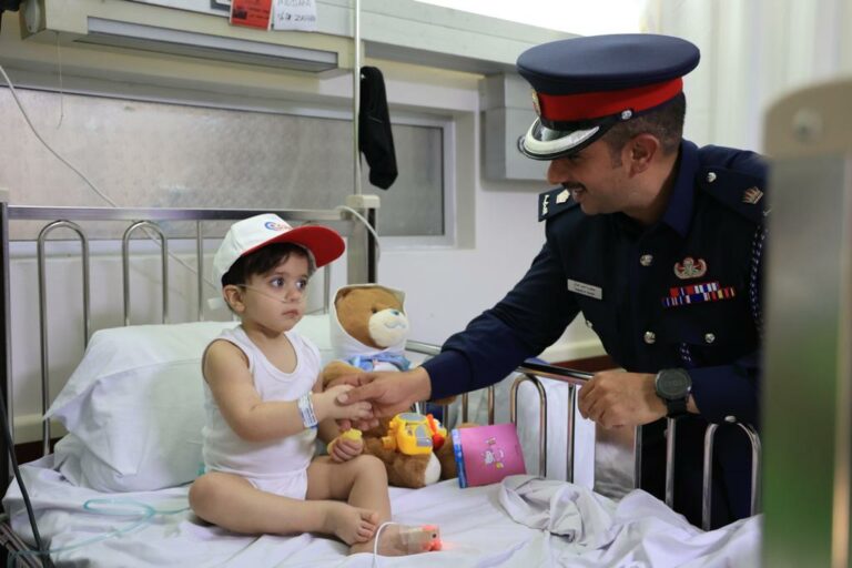 Community Police and Smile Volunteers visit Abdullah Kanoo Unit