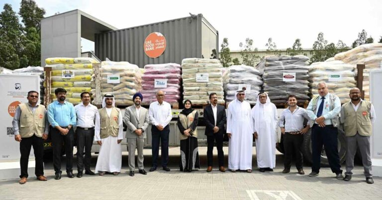 UAE Brands donate 50 tonnes of rice to Food Bank to support the Three Million Meal Initiative in Ramadan