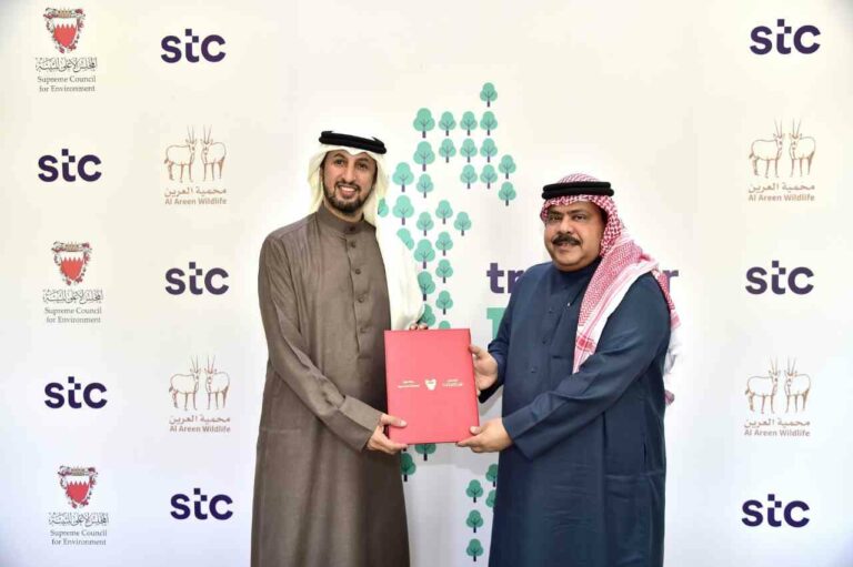 stc Bahrain partners with Al Areen Wildlife Park to support its Trees for Life campaign