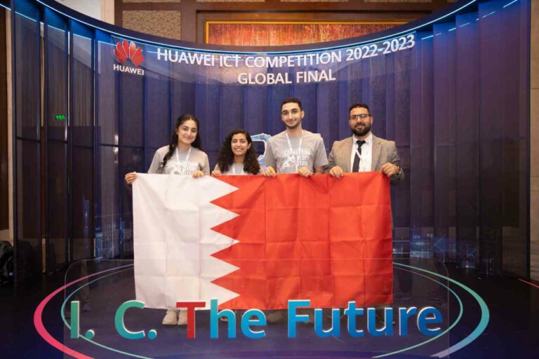 Bahrain Polytechnic Team Won 2nd Place in Huawei ICT Competition in China