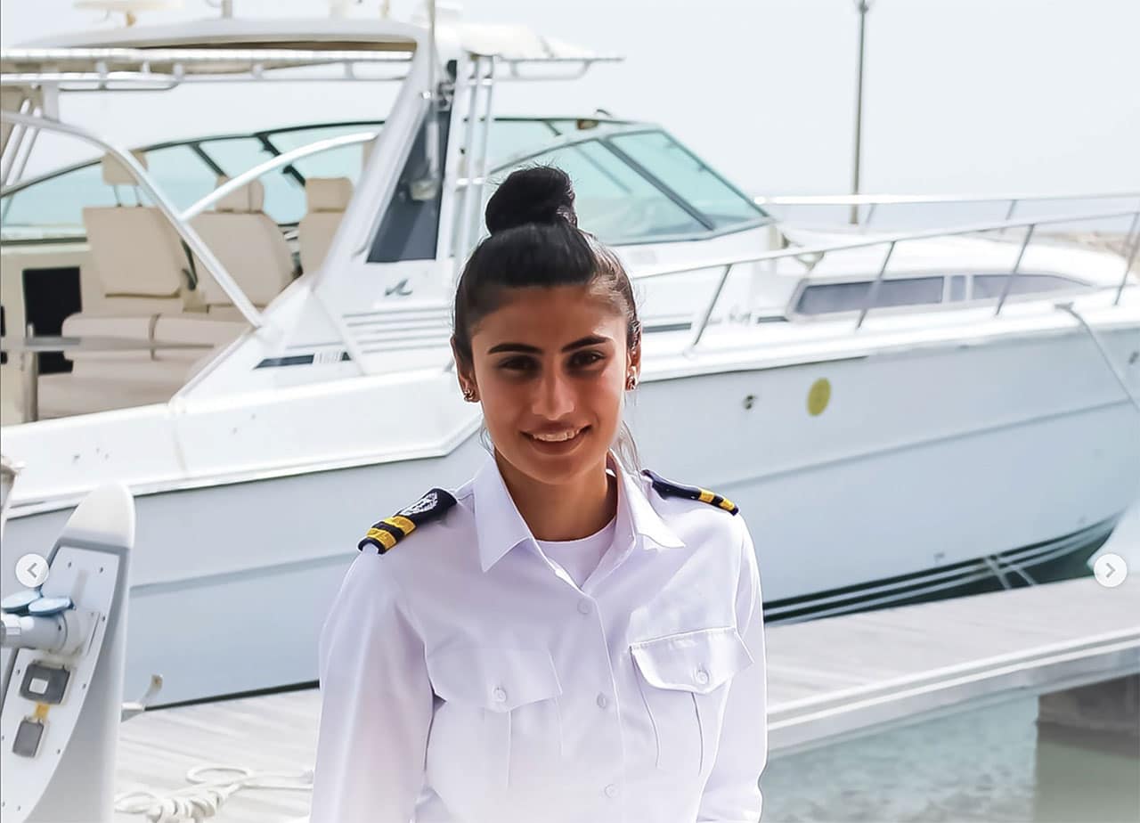Bahrain’s first female boat captain, Hawra Al Jufairi, is confident of "more women mariners" in
