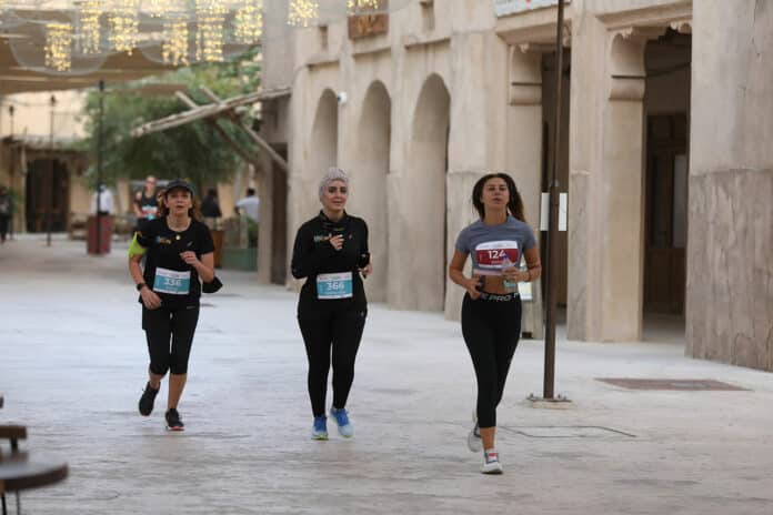 Women Running Race