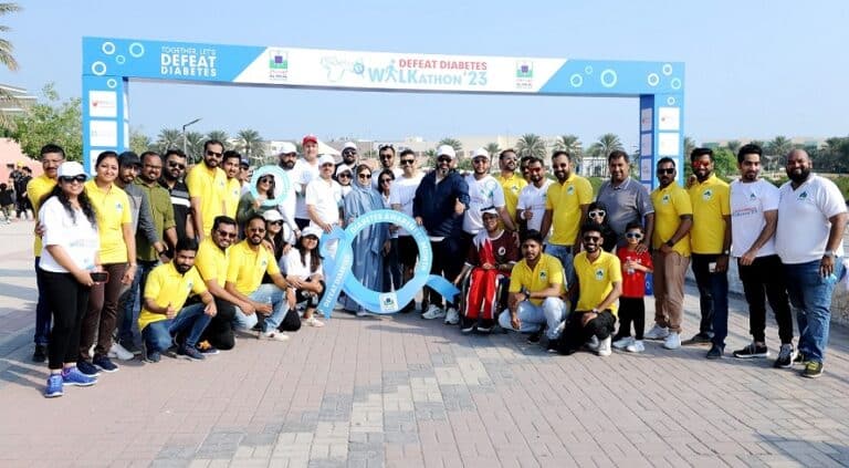 Al Hilal Healthcare organized Defeat diabetes walkathon 23 to mark diabetes awareness month
