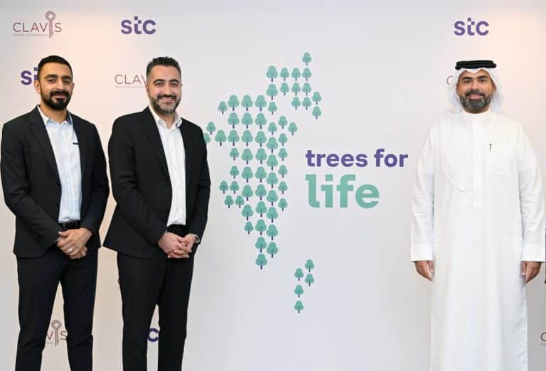 stc Bahrain partners with Clavis Events to support “Trees for Life” Campaign