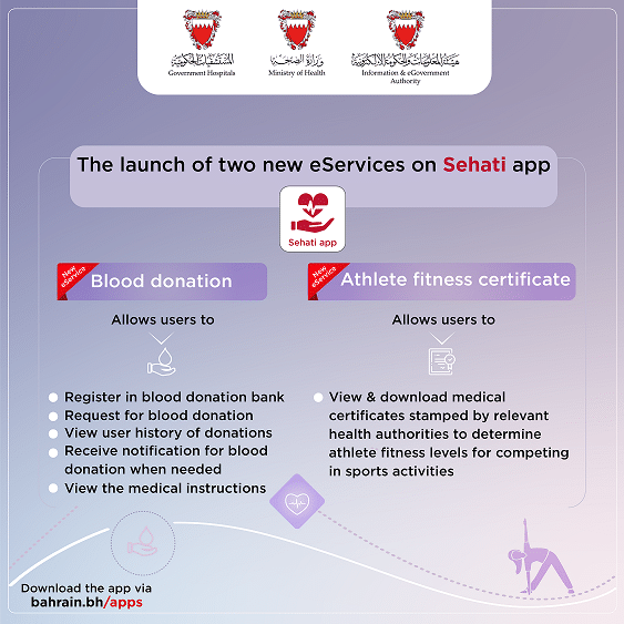 Easily register for blood donation and request athlete’s fitness certificates via the ‘Sehati’ app!